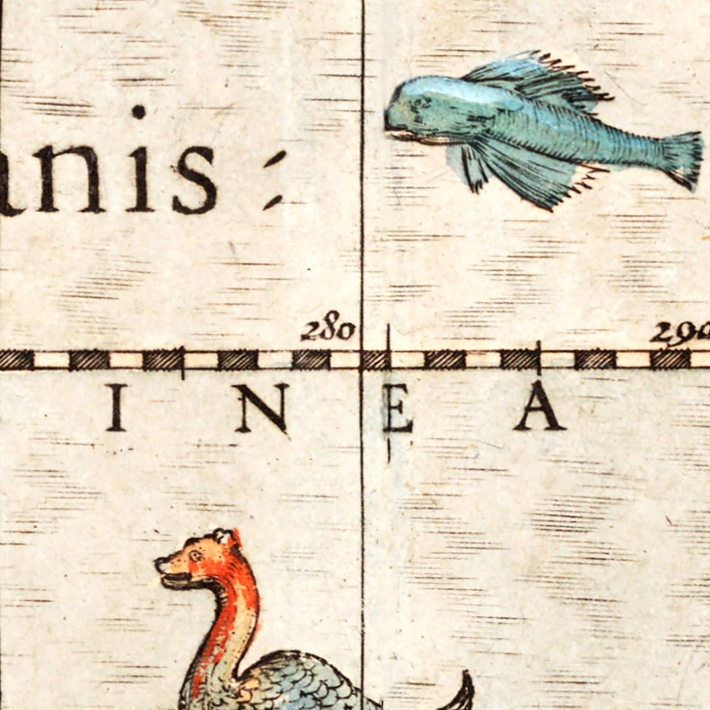 Vintage Map of America, 1623
