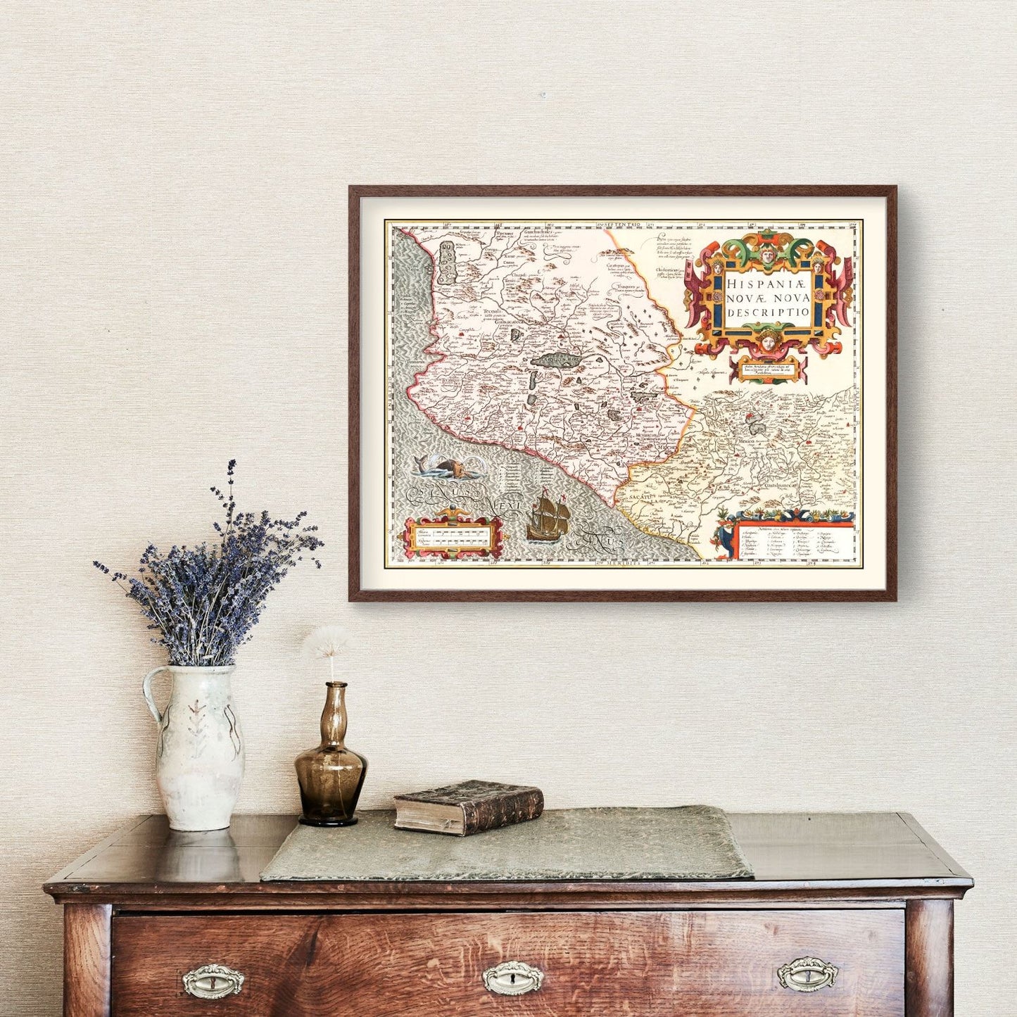 Vintage Map of Peru, 1623