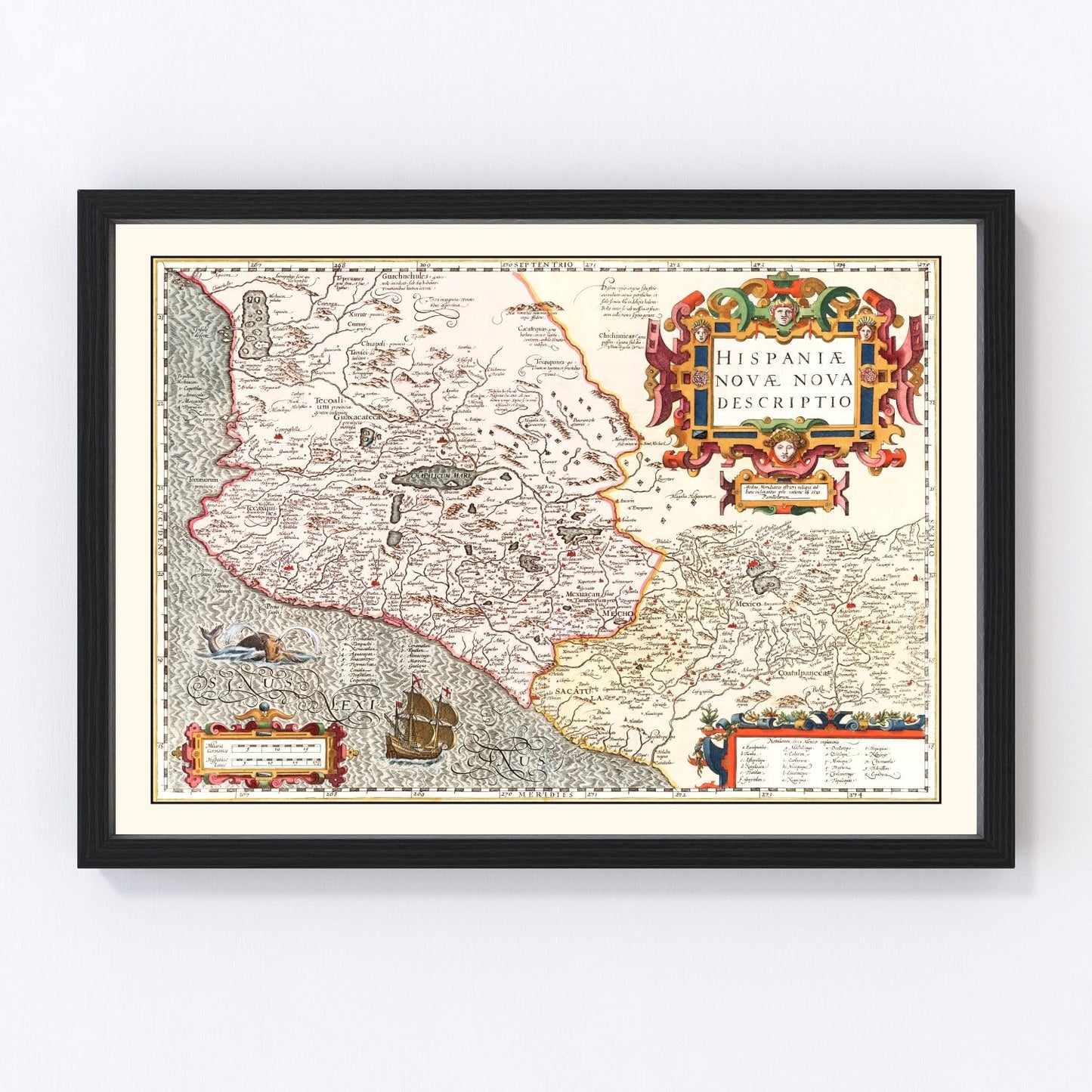 vintage map of Peru, 1623