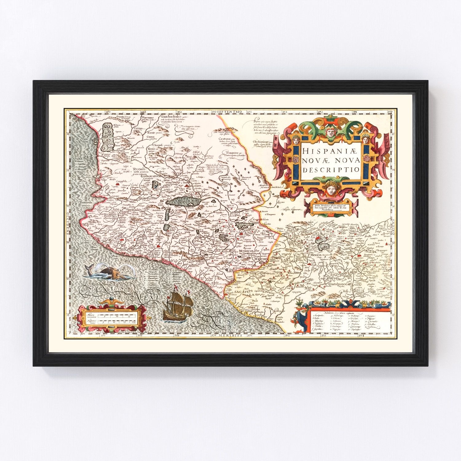 vintage map of Peru, 1623