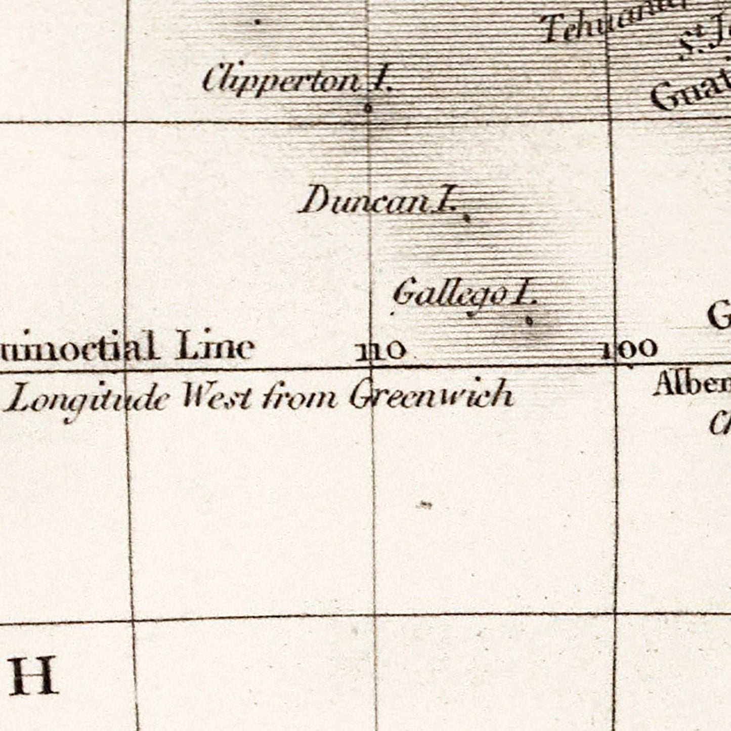 Vintage Western Hemisphere Map, 1832