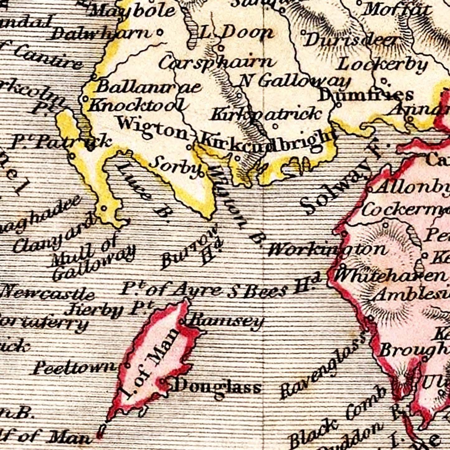Vintage Map of the British Isles, 1832