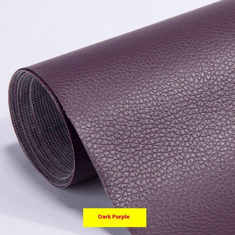 dark purple leather repair sticky patch