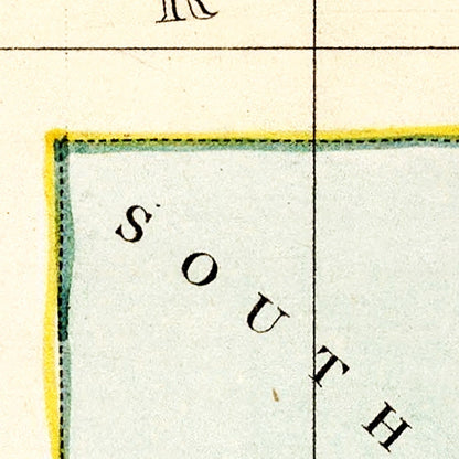 Vintage Map of Australia, 1832