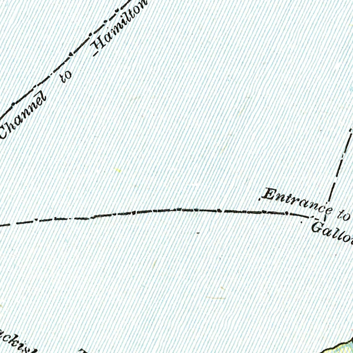 Vintage Map of the Bermuda Islands, 1901