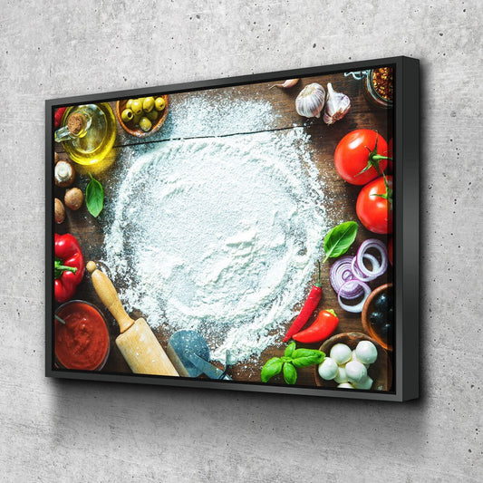 Pizza Prep Canvas Wall Art