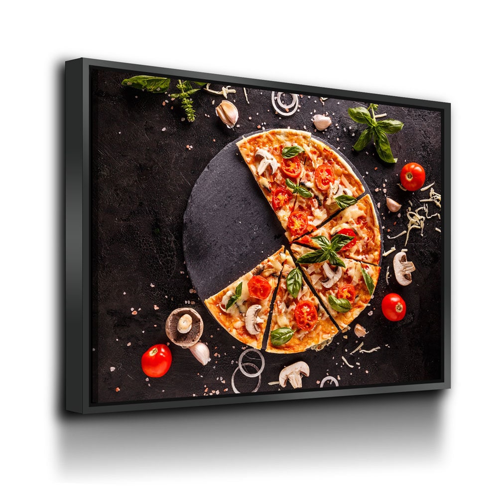 Fresh Italian Pizza Canvas Wall Art