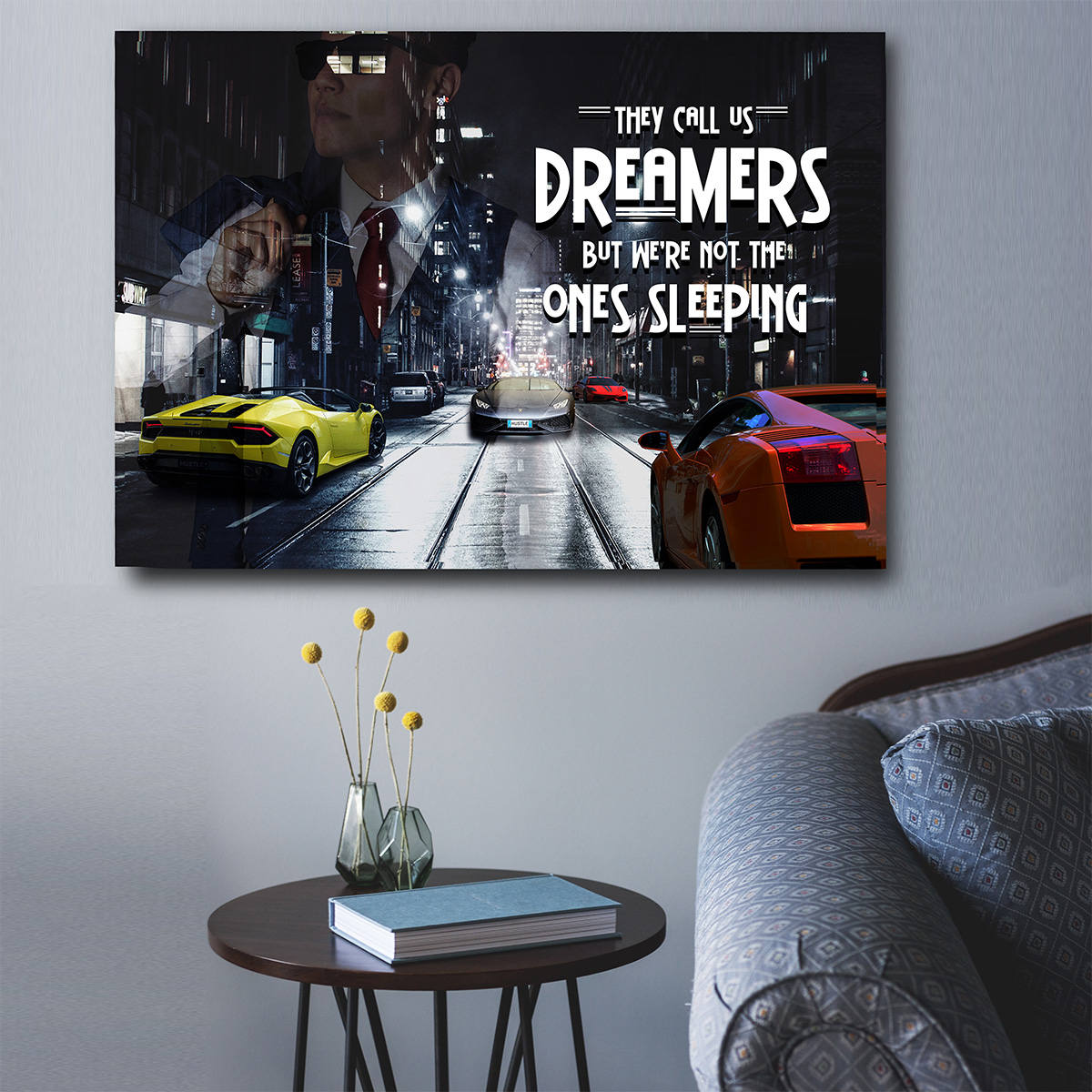 They call us dreamers motivational canvas wall art