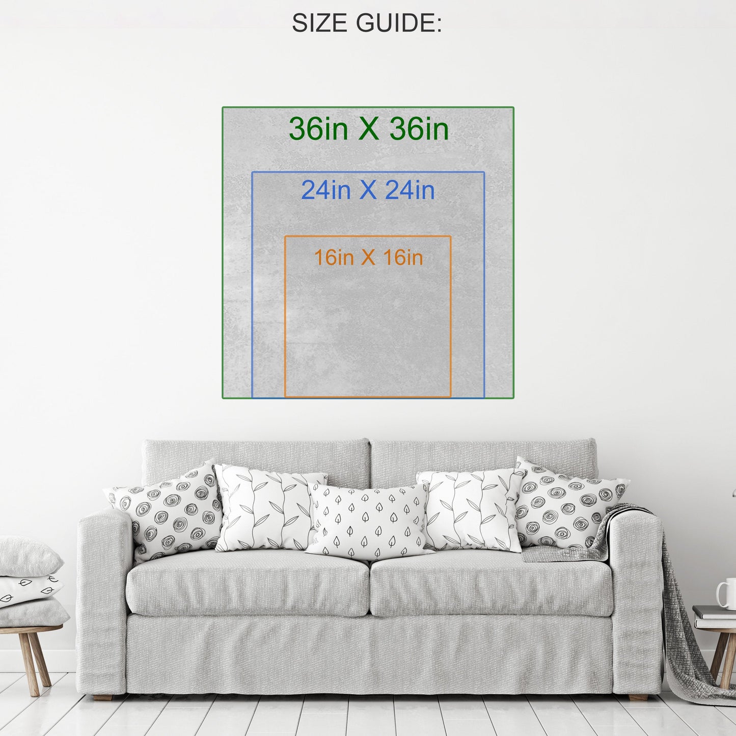 Upside Down World Abstract Canvas Wall Art