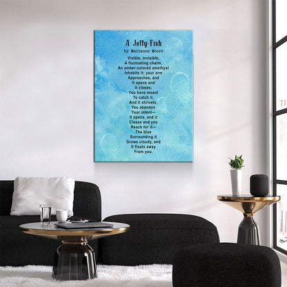 A Jelly-Fish Poem By Marianne Moore Canvas