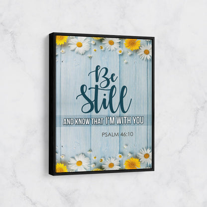 Psalm 46:10 Be Still Canvas Wall Art