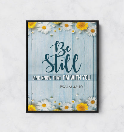 Psalm 46:10 Be Still Canvas Wall Art