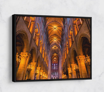 Notre Dame Cathedral Canvas Wall Art, Paris Landmark Decor