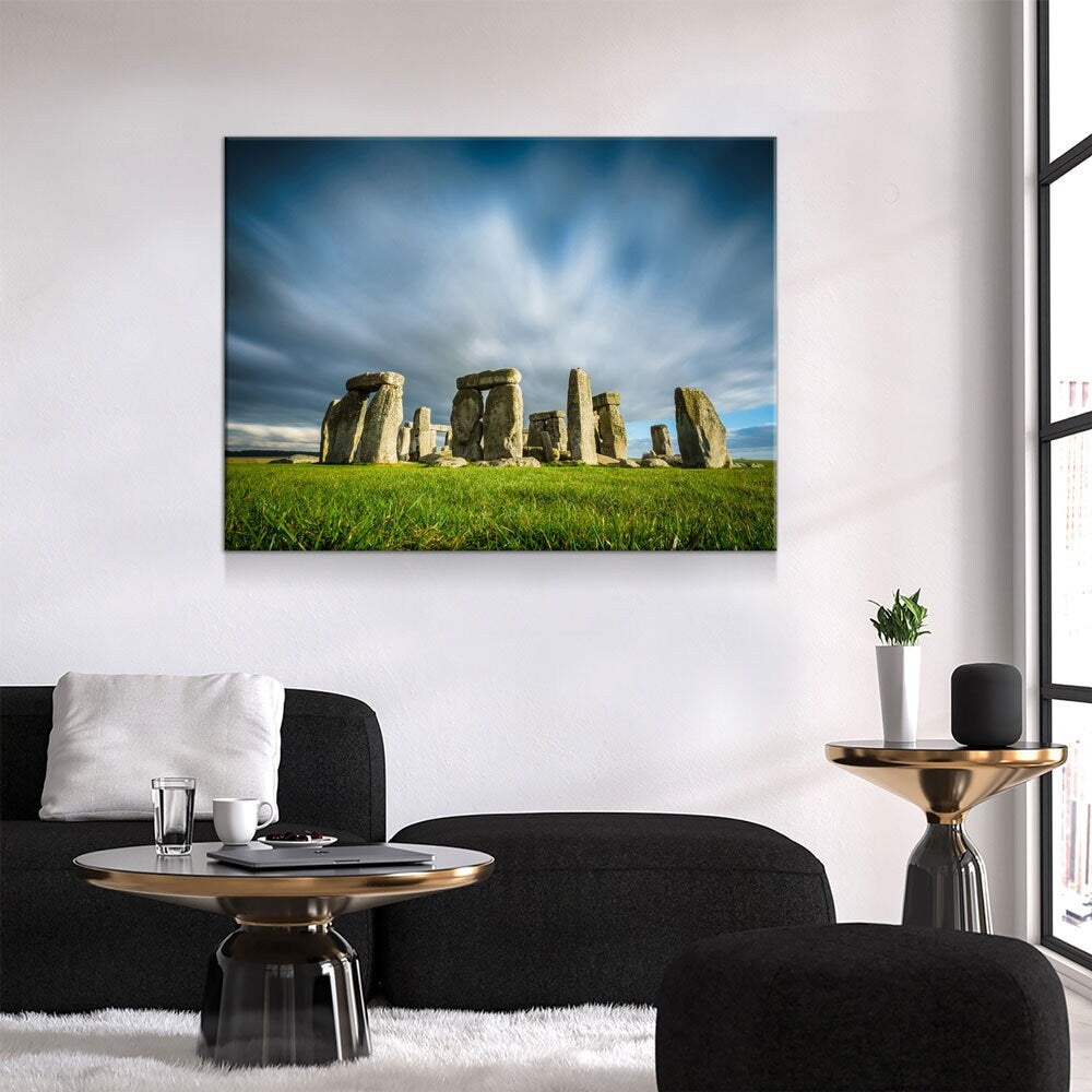 Stonehenge Canvas Wall Art - Ancient Monument Decor