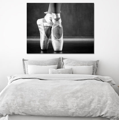 Young Dancing Ballerina Canvas Wall Art, Ballet Decor