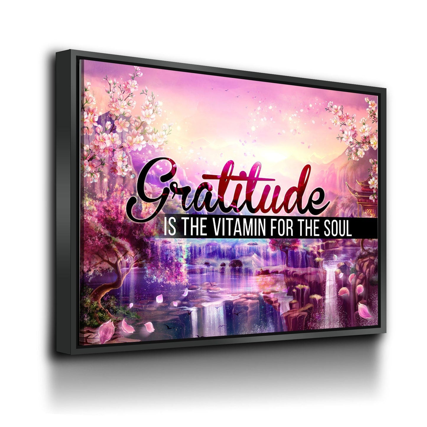 Gratitude Is The Vitamin For The Soul Canvas Wall Art