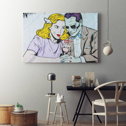 Coney Island Milkshake Pop Art Canvas Wall Art