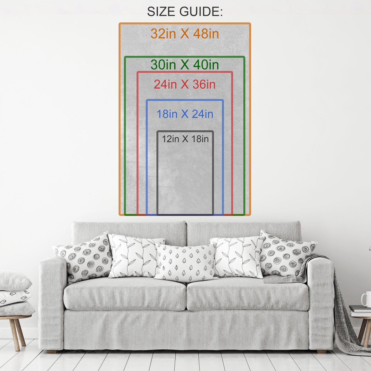 Be Your Own Unique Beautiful Self Canvas Wall Art, Motivational Decor, Motivational Quotes, Inspirational Quotes