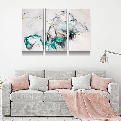 Contemporary Abstract Marble Canvas Wall Art, Modern Print