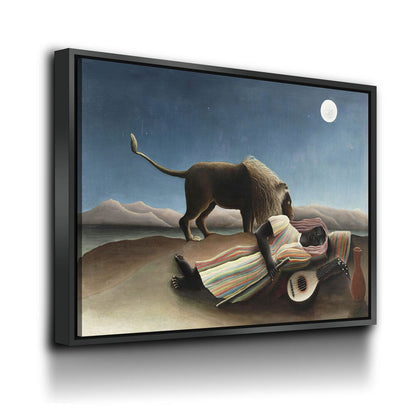 The Sleeping Gypsy Canvas Wall Art, Henri Rousseau Print