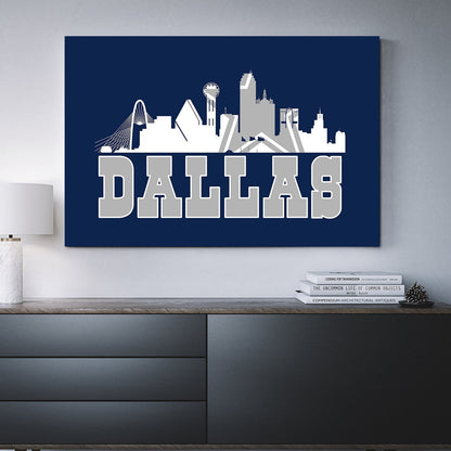 Dallas Texas Canvas Wall Art