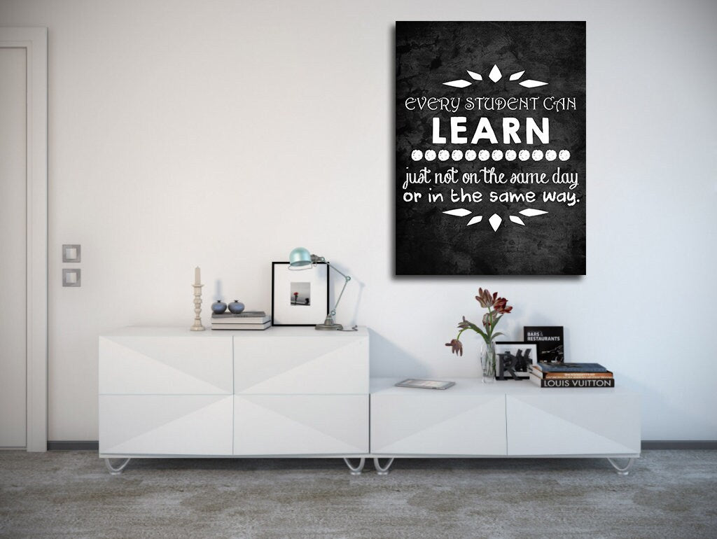 Every Student Can Learn Canvas Wall Art - Classroom Decor
