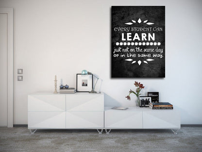 Every Student Can Learn Canvas Wall Art - Classroom Decor