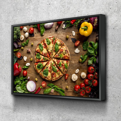 Fresh Pizzeria Italian Pizza Canvas Art