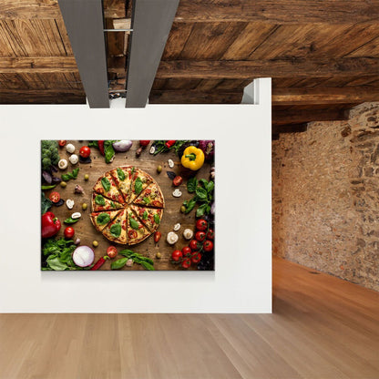 Fresh Pizzeria Italian Pizza Canvas Art