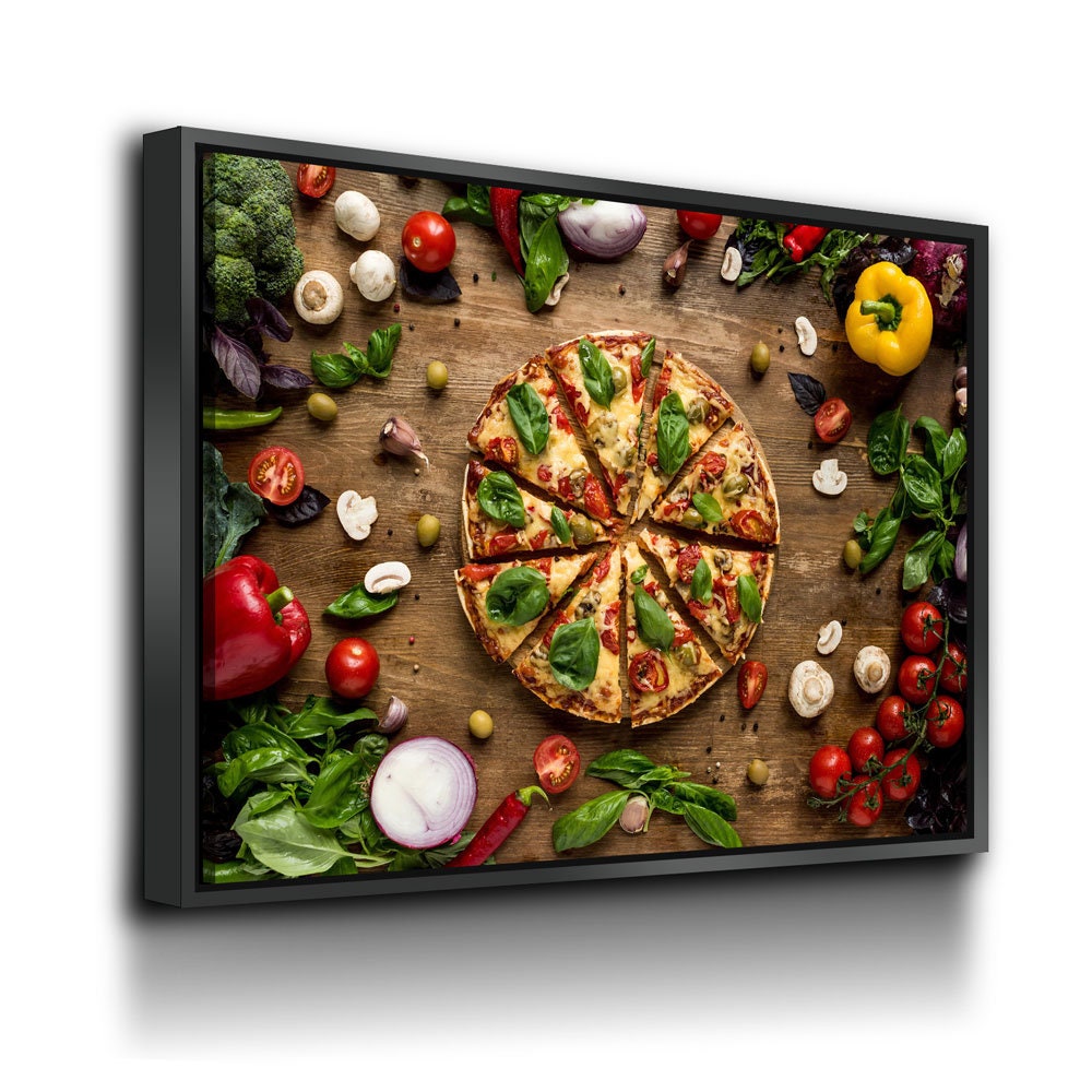 Fresh Pizzeria Italian Pizza Canvas Art