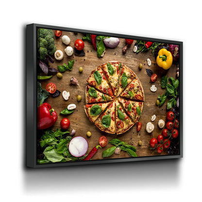 Fresh Pizzeria Italian Pizza Canvas Art