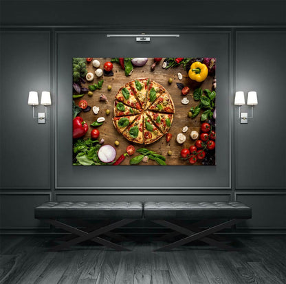 Fresh Pizzeria Italian Pizza Canvas Art
