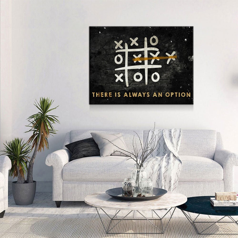 There Is Always An Option Canvas Art