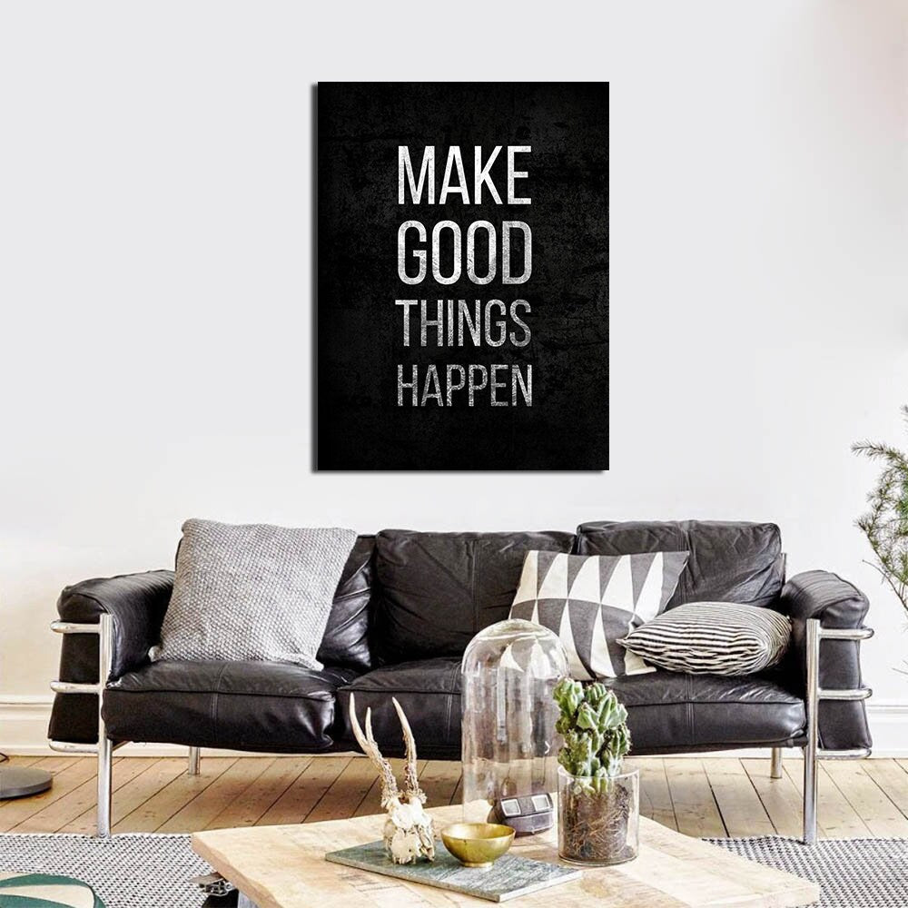 Make Good Things Happen Motivational Canvas