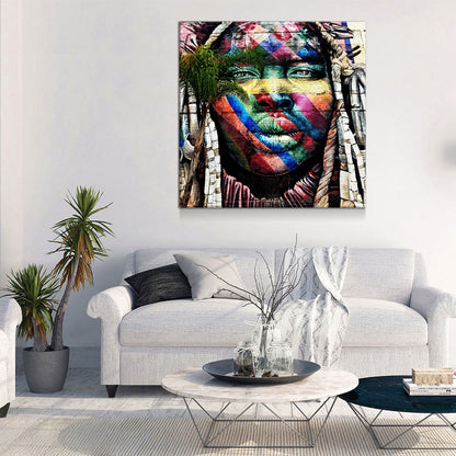 Rio De Janeiro Graffiti Canvas Wall Art, Street Art Decor