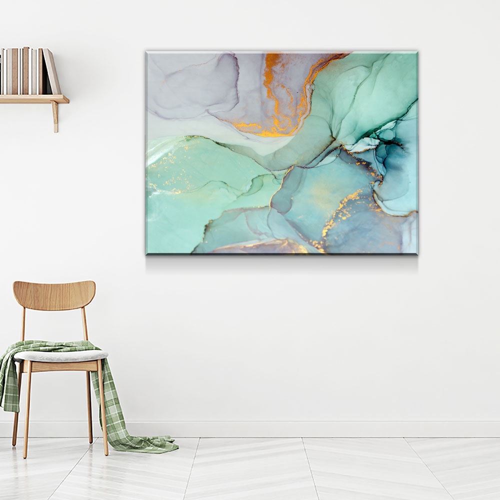 Modern Abstract Agate Canvas Wall Art