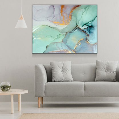 Modern Abstract Agate Canvas Wall Art