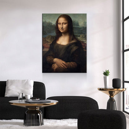 Mona Lisa Canvas Wall Art, Da Vinci Print Reproduction