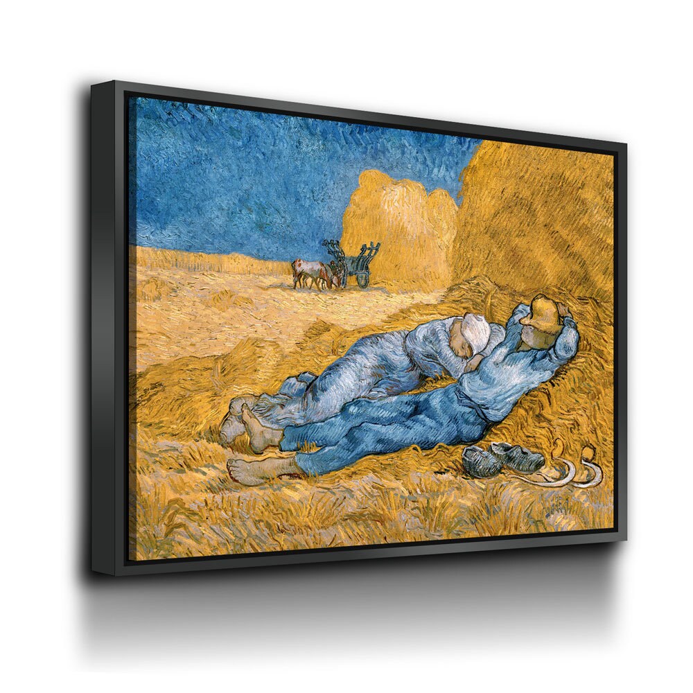 The Siesta Canvas Wall Art, Van Gogh Painting Reproduction