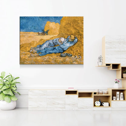 The Siesta Canvas Wall Art, Van Gogh Painting Reproduction