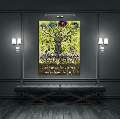 Be Noble For You Are Made From The Stars Canvas Art