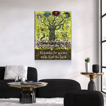 Be Noble For You Are Made From The Stars Canvas Art