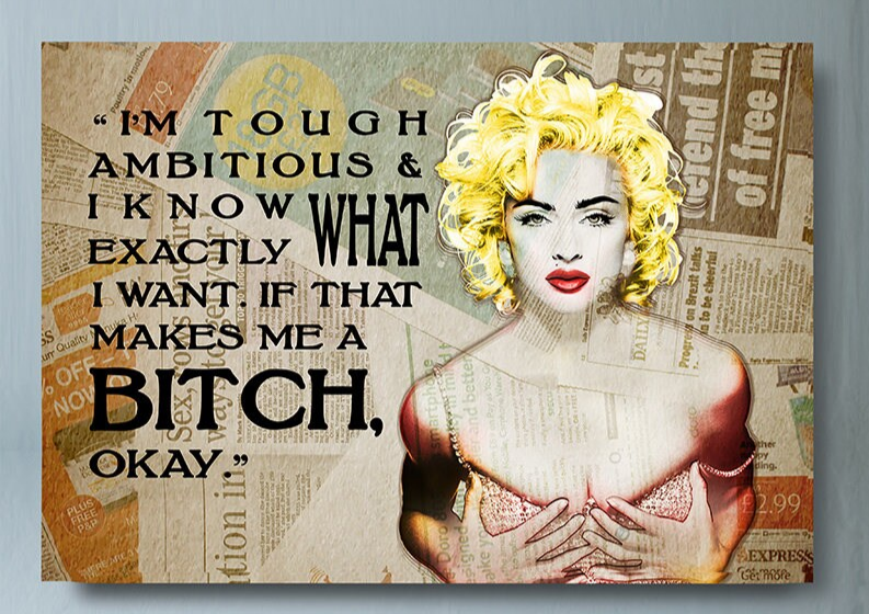 Tough, Ambitious & Know Exactly What I Want Canvas Wall Art
