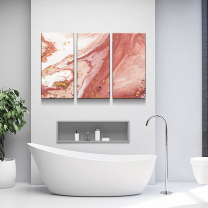 Rose Gold Marble Canvas Wall Art