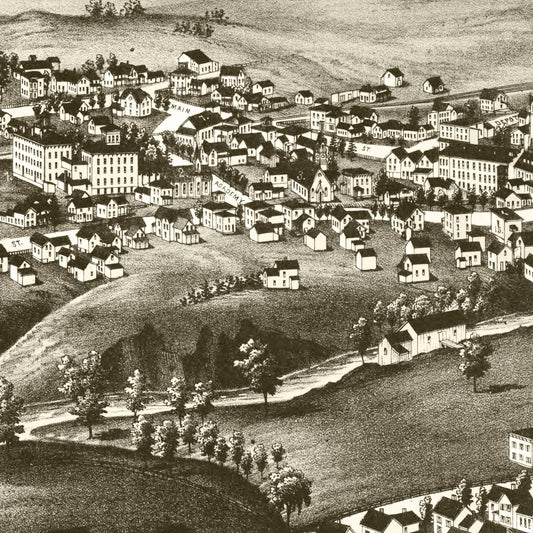 Vintage Map of Antwerp, New York, 1888