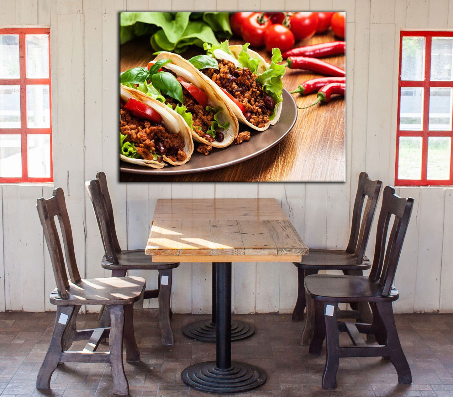 Tacos Canvas Wall Art