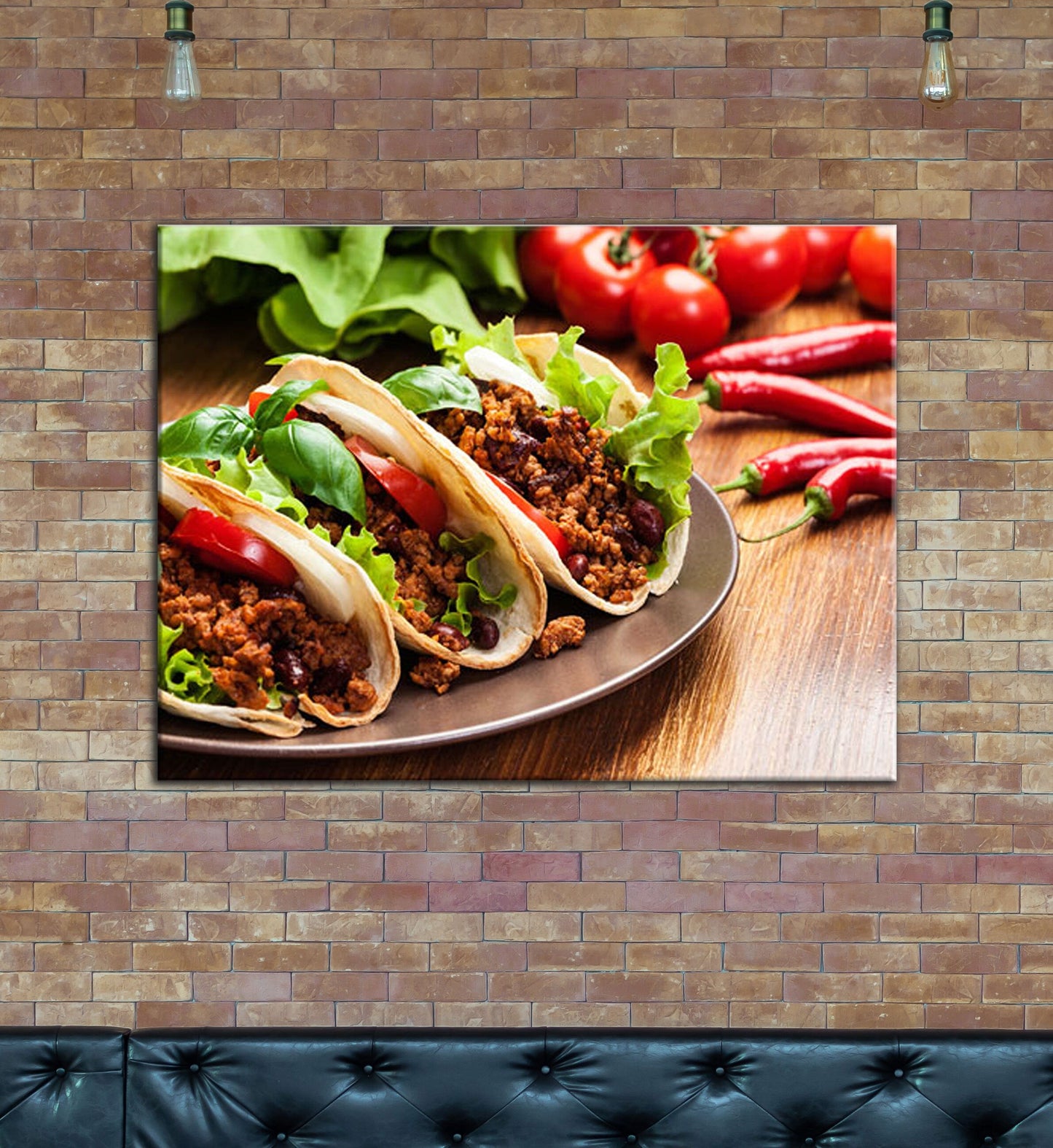 Tacos Canvas Wall Art