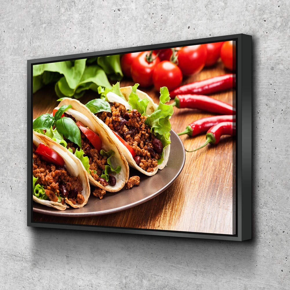 Tacos Canvas Wall Art