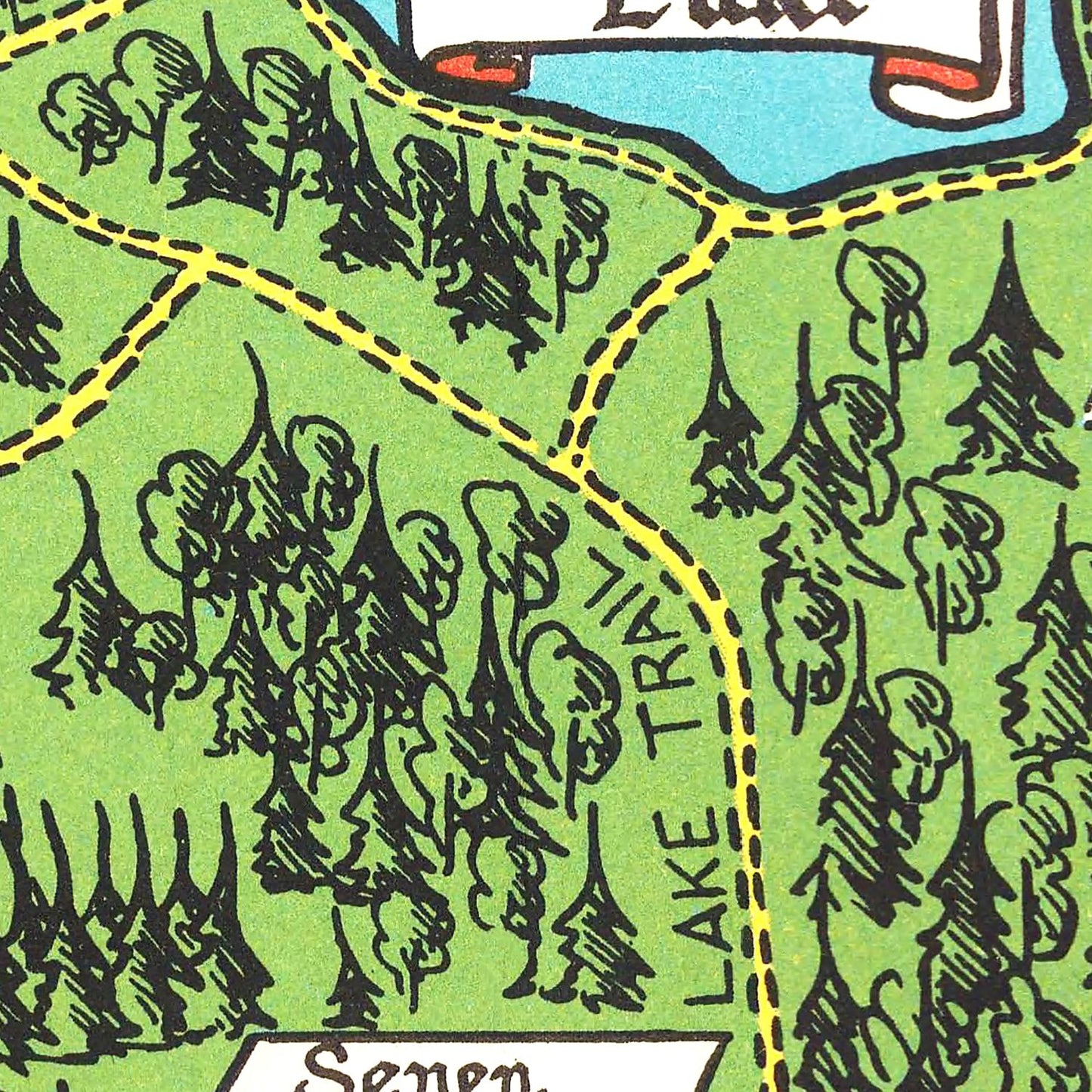 Vintage Map of Stanley Park, Vancouver, 1938