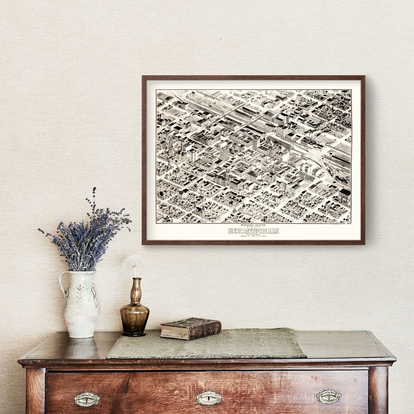 Vintage Map of Birmingham, Alabama, 1903